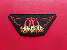 AEROSMITH AMERICAN HEAVY ROCK METAL POP MUSIC BAND EMBROIDERED PATCH  - £3.90 GBP