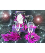 HAUNTED HALLOWEEN SEAL &amp; BOND WITH LOVE STAND GLASSES &amp; CANDLE COLLECTIO... - £68.14 GBP