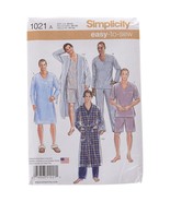 Simplicity Easy to Sew Classic Men&#39;s Robe and Pajama Sewing Patterns, Si... - £14.94 GBP