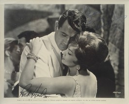 Rock Hudson &amp; Gina Lollobrigida Signed Photo X2 - Come September w/COA - £254.06 GBP