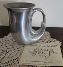 Vintage ~ Wilton Armetale ~ Noggin ~ Mug ~ Beer Ale Mug~ Pewter Mug ~ 1982 ~ 2 - £17.98 GBP
