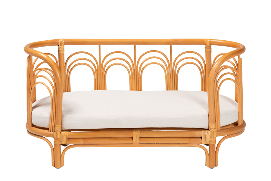 Palfrey Bohemian Light Honey Rattan Pet Bed Item image 3