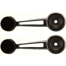Chrome Inside Interior Window Crank Handle Pair Set NEW for Ford Pickup Truck - £21.32 GBP