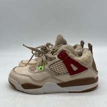 Nike Air Jordan 4 Retro DH0573-264 Boys Beige Lace Up Sneaker Shoes Size... - $29.69