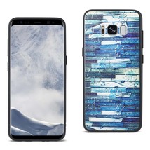 [Pack Of 2] Reiko Samsung Galaxy S8 Embossed Wood Pattern Design TPU Case Wit... - £20.19 GBP
