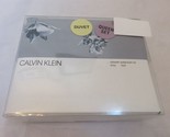 Calvin Klein Tulip 3P Full queen duvet cover Shams Set - £153.08 GBP