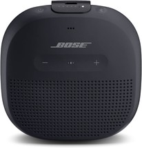 Black, Small, Foldable, Water-Resistant Bose Soundlink Micro Bluetooth Speaker. - £121.82 GBP