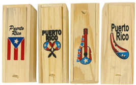 Mini Dominoes with Puerto Rico&#39;s Flag, Guiro, Cuatro o Maracas (Tambourines) - £7.82 GBP