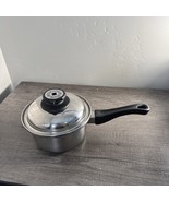 Maxam 6” Sauce Pan Steam Control T304 Surgical Stainless Steel Multi Ply... - $472.71 MXN