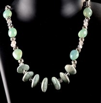 satyaloka aventurian turquoise necklace   protects  thefts, accidents, #... - £59.39 GBP