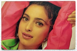 Bollywood Actor Juhi Chawla Rare Old Original Post card Postcard India - £13.89 GBP