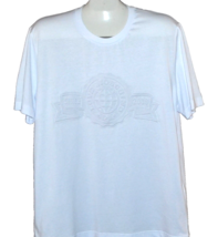 Love Moschino  White Logo Cotton Men&#39;s T-Shirt Shirt Size 2XL - £78.16 GBP