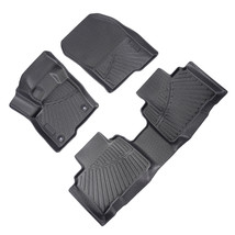 2nd Row Floor Liners+Rear Floor Mat Kit for Ford Edge 2015-2024 Rubber TPE - £49.60 GBP