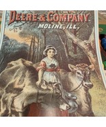 Deere &amp; Company Moline, Ill. Plows, Print, Agriculture, Collectable... - $51.28 CAD