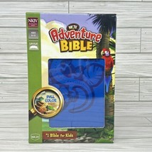 NKJV Adventure Bible Leathersoft Blue Cover Childrens Bible - £19.54 GBP
