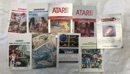Atari 2600 Original Game Manuals - $50.00