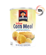 12x Jars Quaker Yellow Corn Meal | 24oz | Enriched &amp; Degeminated | Fast ... - $72.72