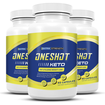 One Shot Keto Diet Pill Advanced Weight Loss Metabolic Support 3 Pack - £45.41 GBP