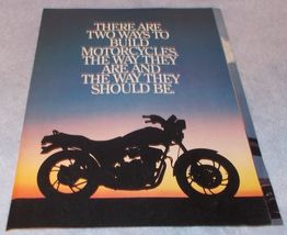 Original 1981 Yamaha Motorcycle promotional Sales Brochure - $12.95