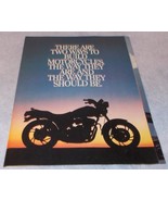 Original 1981 Yamaha Motorcycle promotional Sales Brochure - $17.59 CAD