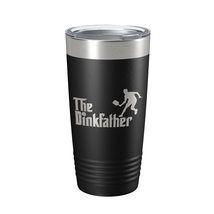The Dinkfather Tumbler Funny Pickleball Travel Mug Insulated Laser Engra... - $29.99