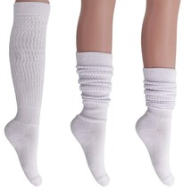 6 Pairs Extra Long Heavy Slouch Socks Shoe Size 5 to 10 - £22.63 GBP