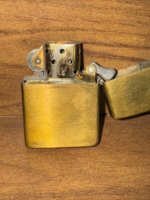 April Of 1996 Zippo Advertising Lighter Doral Tobaccoville NC Brass Finish Item image 8