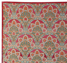 Sumak Gulabari 5&#39;7&quot;x7&#39;10&quot; ft Hand Knotted Parsian Style Metal &amp; Woolen A... - £471.39 GBP