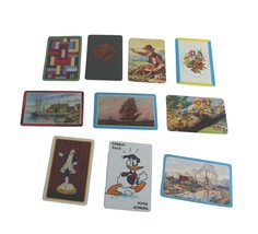 Lot of 10 Vintage Swap Playing Cards Animals People Canasta Tropical 54171 - £15.79 GBP