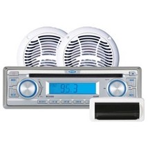 Jensen CPM520 AM/FM Radio Receiver CD Player Stereo With 2 Waterproof Speakers - £110.01 GBP
