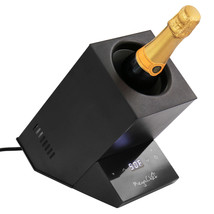 MegaChef Electric Wine Chiller with Digital Display in Black - £97.23 GBP