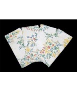 4 Ralph Lauren Pastel Tones Botanical Spring Floral 20&quot; X 20&quot; Napkins NIP - $540.14 MXN