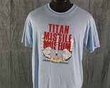 Vintage Graphic T-shirt - Titan Missle Museum Rocket Graphic - Men&#39;s Large  - $49.00