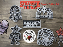 Stranger Things Cookie Cuttes | Elven | demogorgon | Hellfire Club | Min... - $4.99+