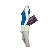 Vintage Maroon Color Shoulder Bag - £55.39 GBP