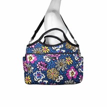 Vera Bradley Travel Bag Carryall African Violet Weekend Bag Shoulder Straps - $1,057.45 MXN