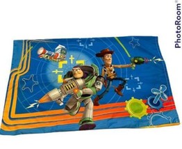 Disney Pixar Toy Story 2 - Pillow Case Standard Reversible Buzz Woody Re... - $11.76