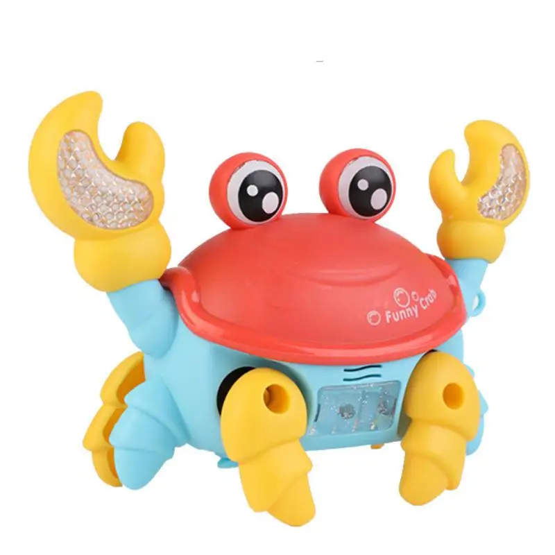 Electric Toy 3d Lighting Dynamic Music Sensing Crawling Crab Children Gift - £6.76 GBP+