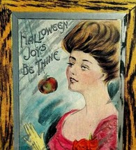 Victorian Halloween Postcard Fantasy Brown Border H M Rose TRG  Unused 1909  - £89.43 GBP