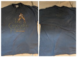 Vintage 2000 Crocodile Hunter TV Show Promo T Shirt Blue Sz XL - $39.59