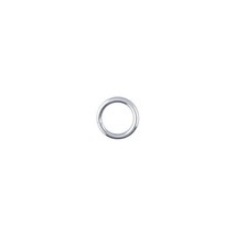 4mm SOLID 14k White Gold 22ga gauge CLOSED Jump Ring Spacer Roundel Made in USA - £3.90 GBP