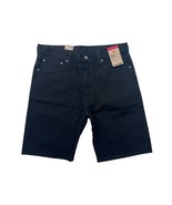 Levis Red Tab 501 Mens 34 Black Hemmed 9&quot; Stretch Denim Jean Shorts - $699.30 MXN