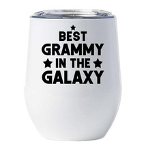 Best Grammy In The Galaxy Tumbler 12oz Funny Wine Glass Christmas Gift For Mom - £17.96 GBP