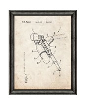 Double Tank Pinch Trigger Pump Water Gun Patent Print Old Look with Black Wood F - $24.95+