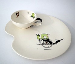 Clarice Cliff Memories Past Sandwich Place With Cup c1930&#39;s - £29.61 GBP