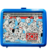 1990s 101 Dalmatians Plastic Lunchbox With Thermos Walt Disney Vintage HW1 - $29.99
