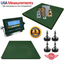 USA Measurements US-TB4848-5K NTEP Heavy Duty Pallet Scale 4&#39;x4&#39; 5,000 lb - £715.29 GBP