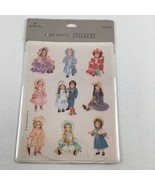 Hallmark Sticker Sheets Victorian Dolls Olden Day Children Vintage 1991 ... - £13.16 GBP