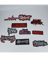 Random Lot of 10 Rock Band Patches Iron on Music Punk Roll Heavy Metal S... - $19.79