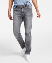 Sun + Stone Men&#39;s Straight-Fit Tarin Street Jeans KT Wash Black-40/30 - $26.99